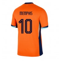 Nizozemska Memphis Depay #10 Domaci Dres EP 2024 Kratak Rukav